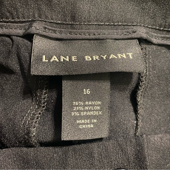 Lane Bryant Black Stretch Bootcut Trouser Dress Pants - Picture 4 of 4